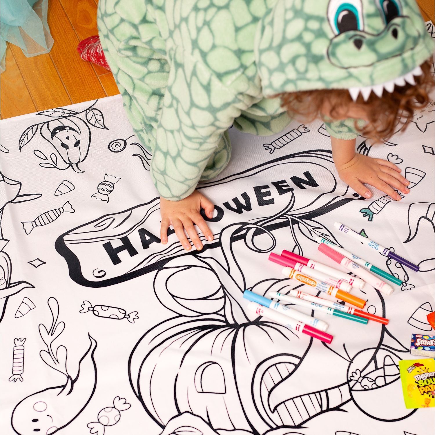 Halloween - Coloring Tablecloth