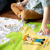 farm animals tablecloth design animaux de la ferme nappe a colorier bimoo 45x45in
